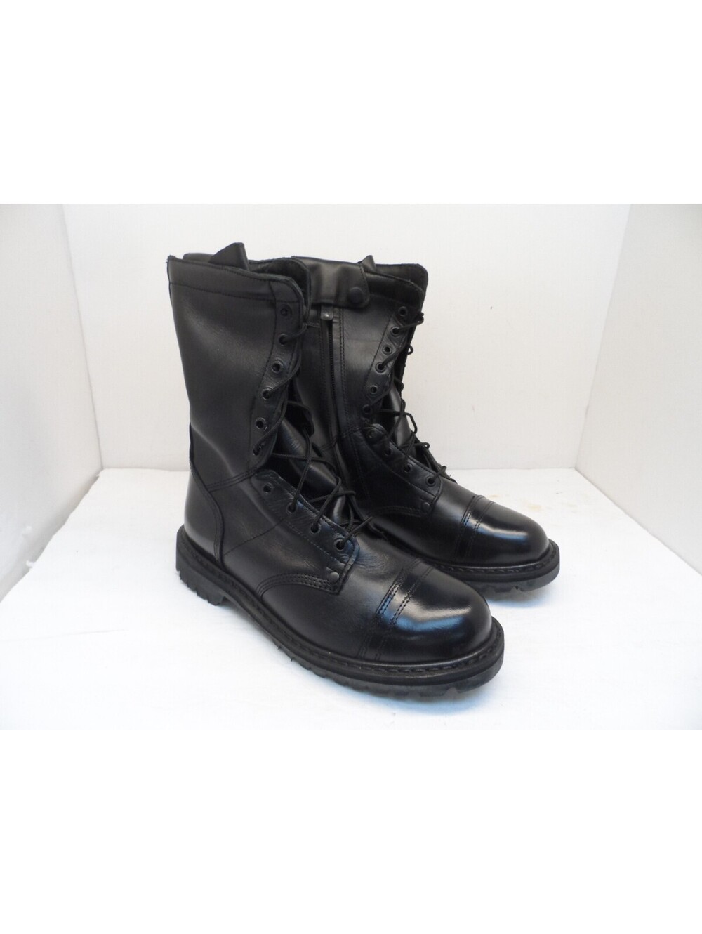Rocky Men's FQ0002090 Paraboot  10" Jump Boot Side Zip Soft Toe Black 9.5M